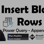 Insert Blank Row For Each Change In A Value Using Power Query