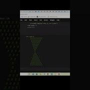 Making Of HourGlass Pattern Using Wheat Emoji In Python Shorts Shortsvideo Ytshorts