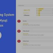 Review Rating System In PHP Mysql Using Ajax 1