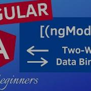 Двусторонняя привязка данных Angular NgModel с примером