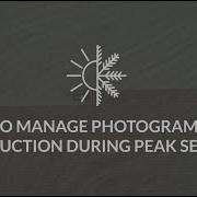 How To Manage Photogrammetric Production During Peak Season