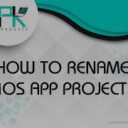 Rename Ios Project With Pod