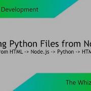 Running Python Files From Node