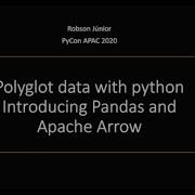 Polyglot Data With Python Introducing Pandas And Apache Arrow By Robson Junior