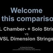 Dimension Strings Chamber Strings Comparison
