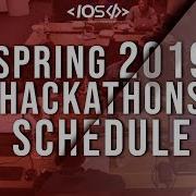 Spring 2019 Hackathons Schedule IOSD International Organisation Of Software Developers