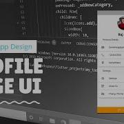 Flutter UI Tutorial Profile Page UI Design Flutter Speed Code Raj Jani
