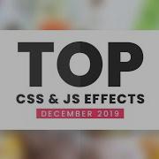 Top CSS Javascript Animation And Hover Effects December 2019