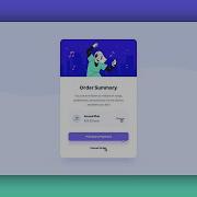 HTML CSS Order Summary Component Frontendmentor Challenge
