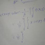 Average Value Of A Function By Using Double Integrals