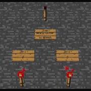 Minecraft 4 Bit Binary Counter