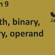 JavaScript Math Binary Unary Operand