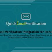 Iterable Integration With QuickEmailVerification How To Use The Integration