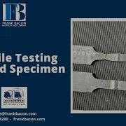 Tensile Testing Of Welded Specimens ANSI AWS B4 0 Mechanical Testing Of Welds