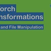 PyTorch Transformations Tutorial Crops And File Manipulation 2020