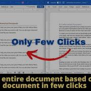 Trick To Apply Styles And Formatting Of One Document To Other Ms Word Document In One Go