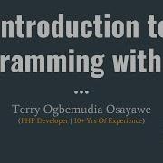 Introduction To Programming With PHP 2 Of 61 Setting Up Development Environment Mac OS