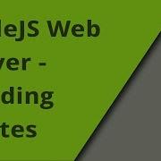 NodeJS Server How To Build Routes Without Express