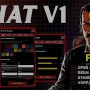 RedM Advanced Chat Script 19 Themes Setting Panel Chat Options VORP RSG Standalone FREE