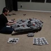 Giant Lego Millennium Falcon 3D Printed At 500 Scale