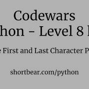 Codewars Python Remove First And Last Character Part Two