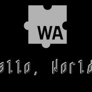 Hello World In WebAssembly Text Format