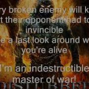 Disturbed Indestructible Lyrics