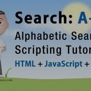 Alphabetic Search First Letter A Z Script Tutorial PHP MySQL JavaScript HTML