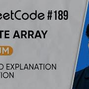 189 Rotate Array Leetcode Problem Solution With Explanation DSA Problem Series