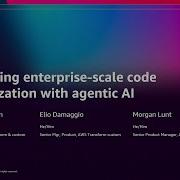 AWS Re Invent 2025 Automating Enterprise Scale Code Modernization With Agentic AI MAM342