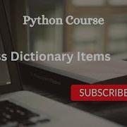 Access Items From Dictionary In Python