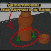 How To Add Manual Tree Supports To 3D Prints In Bambu Studio Quick Tutorial
