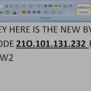 New Bypass Code 2012 October Mw2