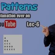 Alphabet Pattern Programs In Java Character Pattern Programs In Java