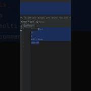 This Is A Multi Line Comment In Python Shorts