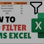 How To Add Filter In Excel