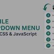 How To Make Profile Drop Down Menu Using HTML CSS Vanilla JavaScript Toggle User Account Menu