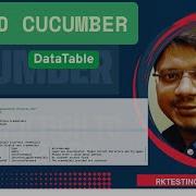 7 BDD Cucumber DataTable Selenium WebDriver Java Maven