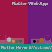 Beautiful Flutter Animation Effect Hover Effect In Flutter