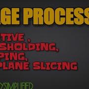 Image Negative Thresholding Clipping Bit Plane Slicing In Image Processing