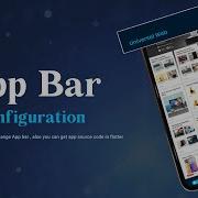 4 AppBar Configuration Flutter UniversalWeb Multi Purpose Android IOS Application