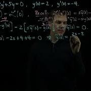 Solving Initial Value Problems With The Laplace Transform