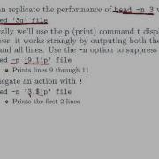 Basic UNIX Commands Sed