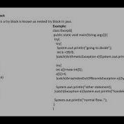 Nested Try Multiple Catch And User Defined Exception