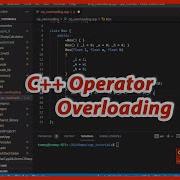 C Operator Overloading Software Coding Tutorials Channel