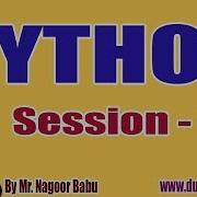PYTHON Tutorials Session 2 By Mr Nagoor Babu On 03 02 2020 3PM