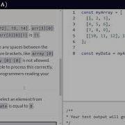 Access Multi Dimensional Array With Indexes Freecodecamp Org Video 43 Basic JavaScript
