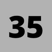 35 Second Countdown Timer White Screen With Sound Effect