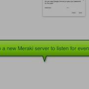 Splunk Cisco Meraki Presence Modular Input Setup Video