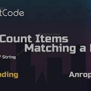 1773 Count Items Matching A Rule LeetCode Live Coding